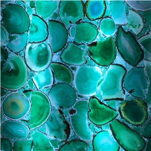 Faux Flexible Led Backlit Alabaster Agate Stone