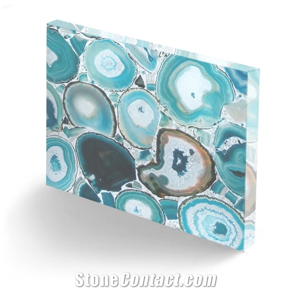 Faux Flexible Led Backlit Alabaster Agate Stone