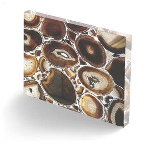 Good Quality Hand Made Natural White Agate Sheet