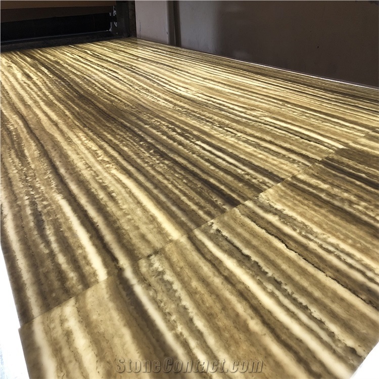 Interior Translucent Artificial Yellow Wall Stone