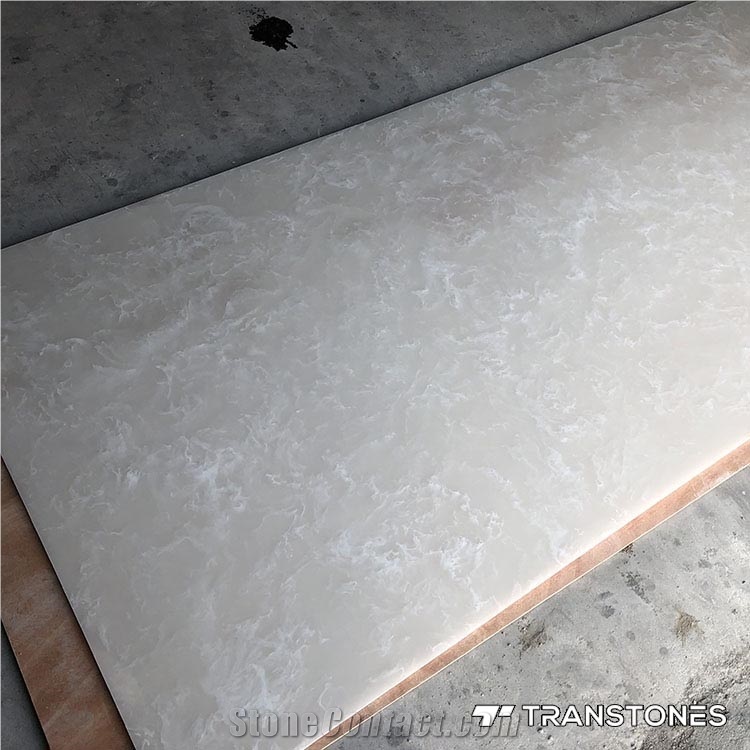 Polished Artificial Onyx Stone Resin Wall Panel