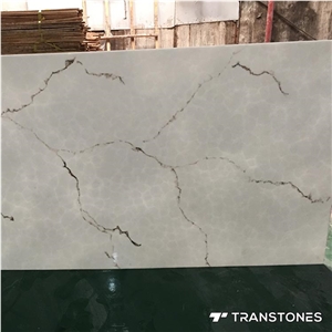 Polished Artificial Stone Slab for Backlit Wall