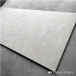 Translucent Alabaster White Artificial Onyx