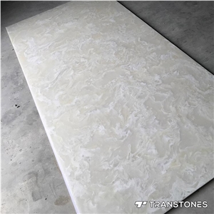 Translucent Alabaster White Artificial Onyx