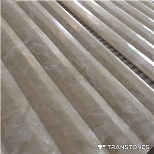 Translucent Alabaster White Artificial Onyx