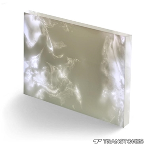 Translucent Fake Stone Artificial Slab Alabaster