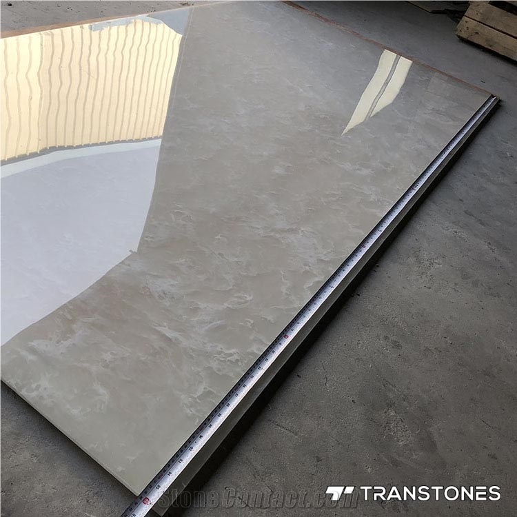 Translucent Resin Panel Faux Onyx Decos Wall Tile