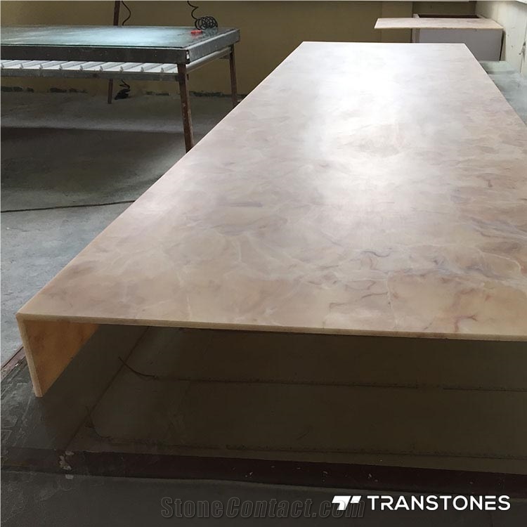 Transparency Artificial Stone Alabaster Sheet Slab