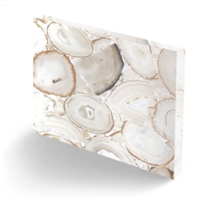 Transtones Backlit Agate Semi Precious Stone Slab