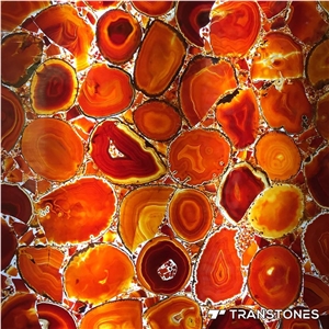 Transtones Natural Semiprecious Stone Panels for Exterior Walls