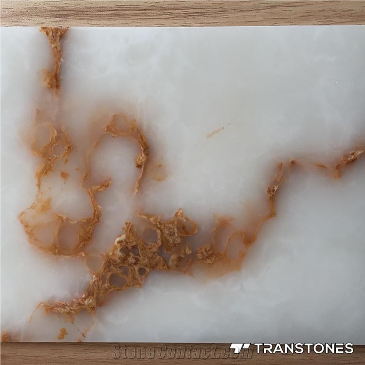 Transtones Translucent Resin Panel Table Top