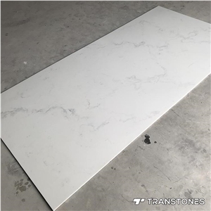 White Artificial Wall Panel Backlit Stone Slab