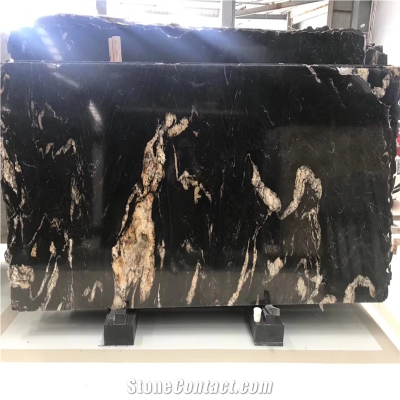 Black Cosmic Granite 2Cm And 3Cm Thick Big Slabs