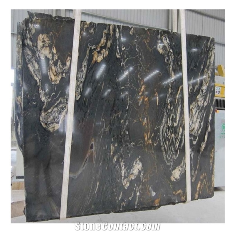 Black Cosmic Granite 2Cm And 3Cm Thick Big Slabs