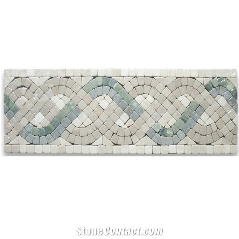 Marble Mosaic Border Price For Floor Decoration