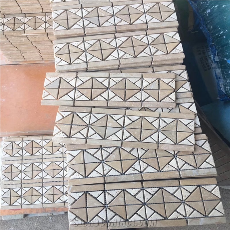 Marble Mosaic Border Price For Floor Decoration