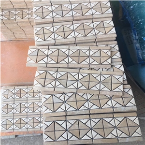 Marble Mosaic Border Price For Floor Decoration