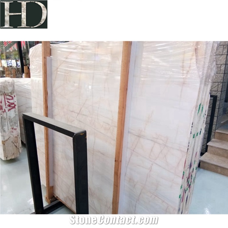 Bianco Rosa Marble Slabs & Tiles for Project