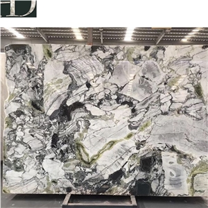 White Beauty Green Marble/Ice Jade Slabs and Tiles