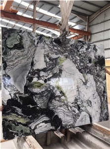 White Beauty Green Marble/Ice Jade Slabs and Tiles