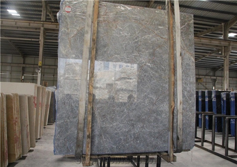 China Pascal Gray Marble New Fior Di Pesco Stone