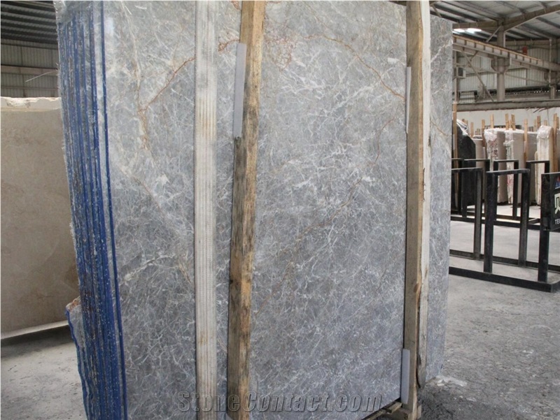 China Pascal Gray Marble New Fior Di Pesco Stone