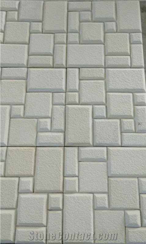 Teak Wood Sandstone Mosaic Pattern 3
