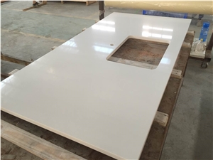 Prefab Quartz Stone Kitchen Countertop
