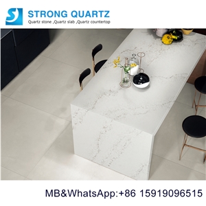 White Quartz Stone Countertops, Kitchen Island Tops