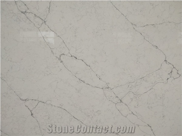 Carrara White Quartz,White Quartz Slabs