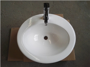 Ceramic Sink Round for Kitchen and Bathroom