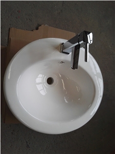 Ceramic Sink Round for Kitchen and Bathroom