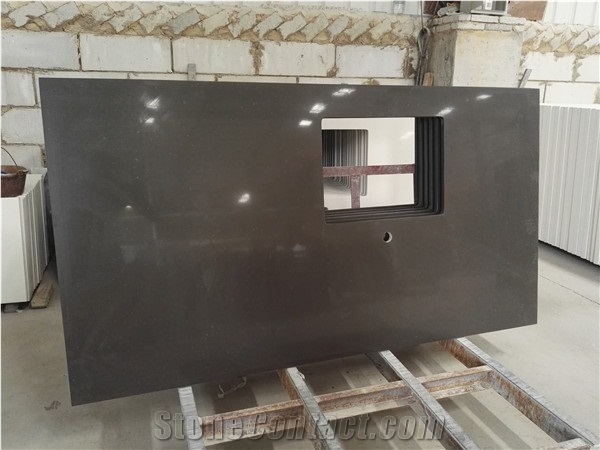 China Brown Quartz Stone Kitchen&Bar Countertops
