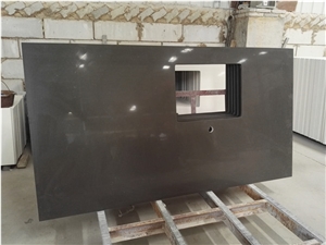 China Brown Quartz Stone Kitchen&Bar Countertops