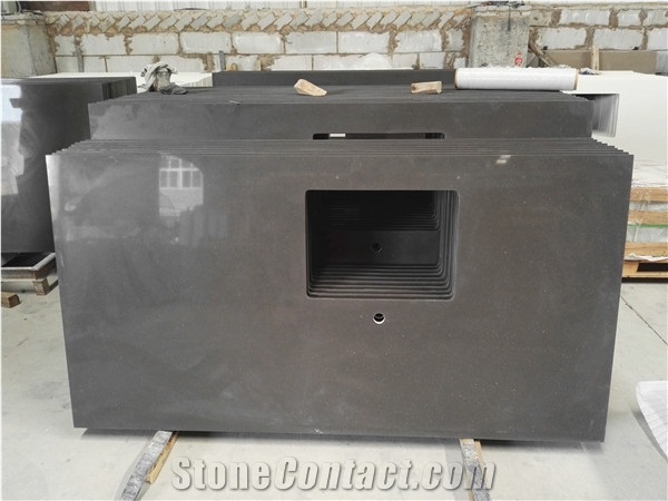 China Brown Quartz Stone Kitchen&Bar Countertops