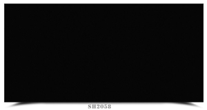 China Polished Black Quartz Artificial Stone Slab China Polished Black Quartz Artificial Stone Slab