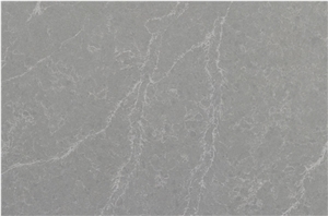 Enginee Gray Quartz Stone Slabs for Countertops