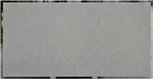 Enginee Gray Quartz Stone Slabs for Countertops