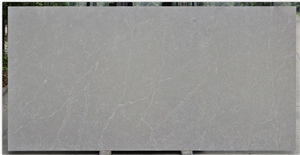 Enginee Gray Quartz Stone Slabs for Countertops