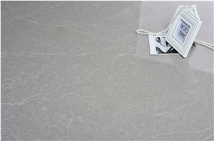 Enginee Gray Quartz Stone Slabs for Countertops