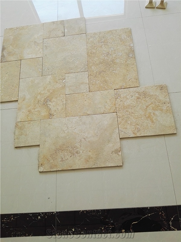 France Pierre De Bourgogne Limestone Pattern Tile