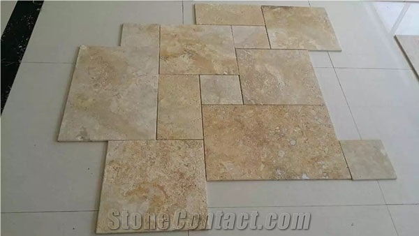 France Pierre De Bourgogne Limestone Pattern Tile