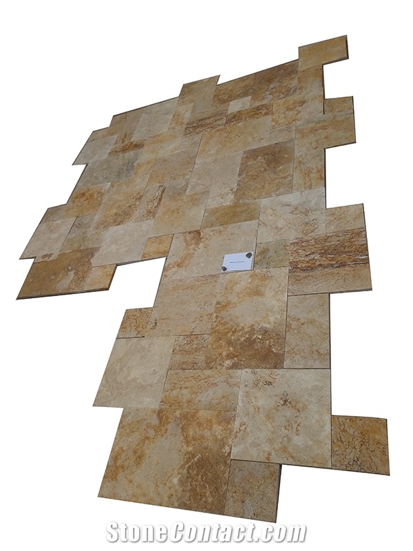 France Pierre De Bourgogne Limestone Pattern Tile