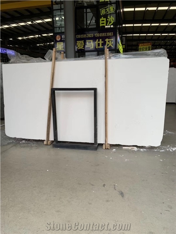 Hones White Limestone Slabs Tiles for Flooring