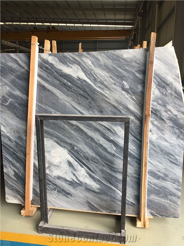 Italy Carrara Grey Marble Slabs Tiles for Walling