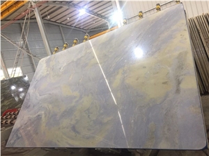 Luxury Azul Cielo Marble Slab & Tiles Sky Blue