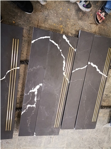 Nero Marquina Quartz Tiles&Slabs Flooring&Walling