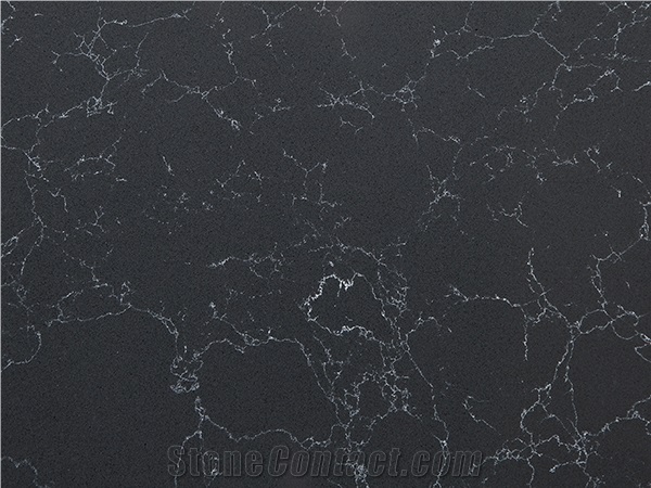 Piatra Grey Quartz Slabs & Tiles With White Veins