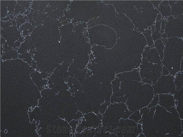 Piatra Grey Quartz Slabs & Tiles With White Veins