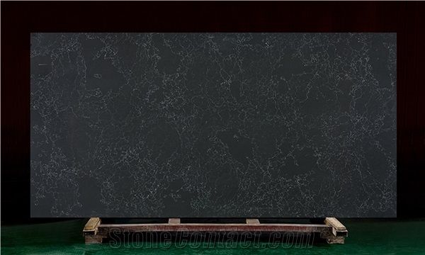 Piatra Grey Quartz Slabs & Tiles With White Veins